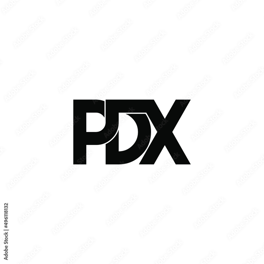 pdx letter original monogram logo design