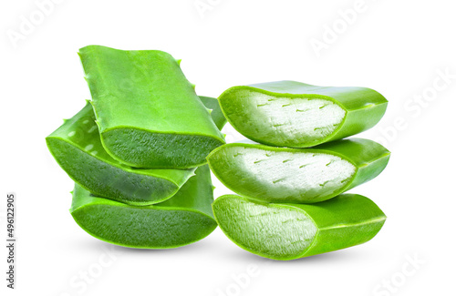 Aloe vera isolated on white background