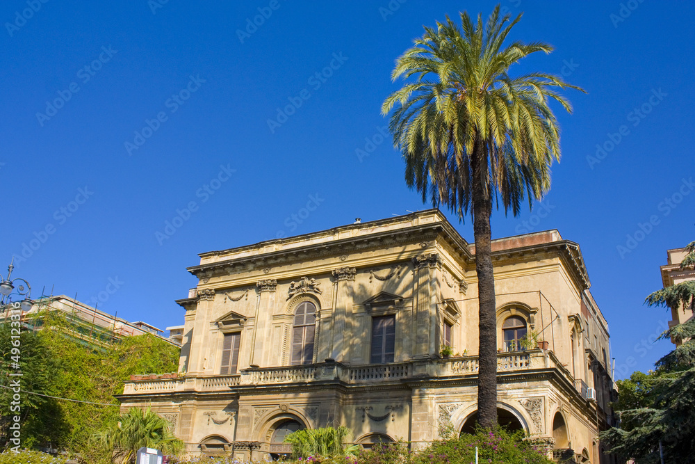 Typical villa in Catania, Sicily, Italy	
