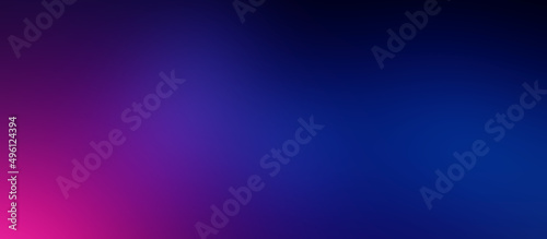 Blurred blue and red color banner background. Gradient, smooth gradation bright design. Template concept photo