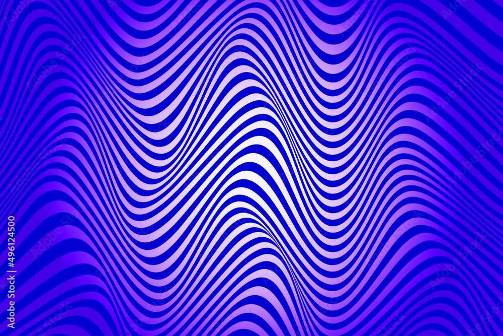 Blue stripes background design on purple gradient panel