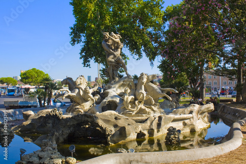 Fountain of Proserpina in Catania, Italy, Sicily photo