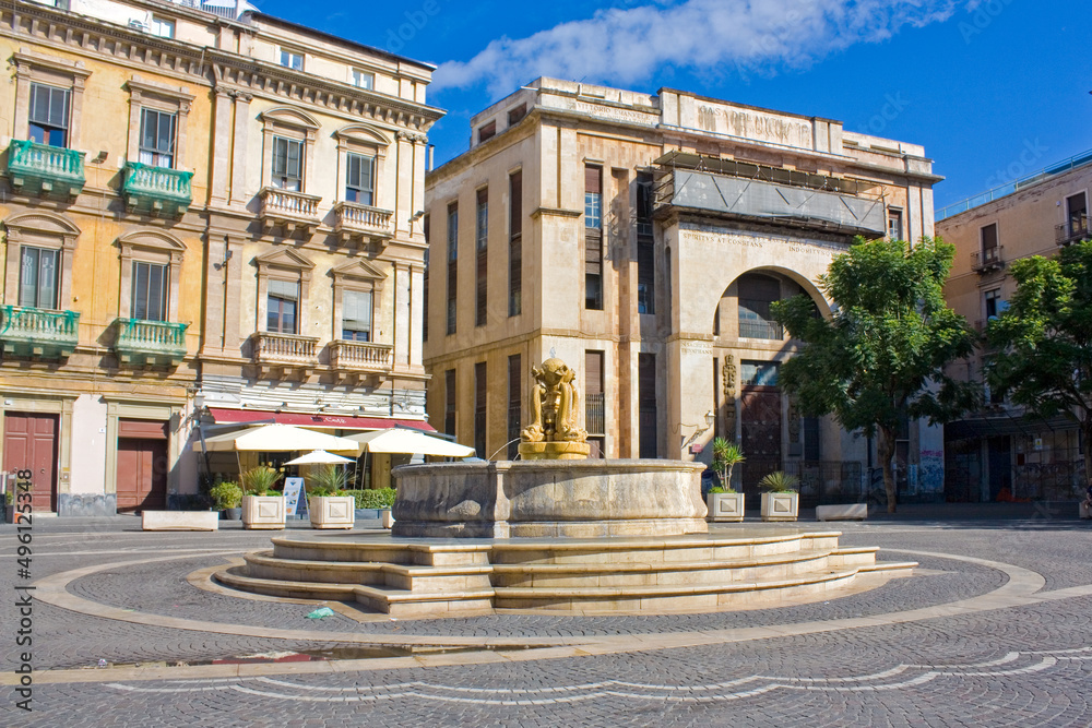  Piazza Vincenzo Bellini in Catania, Sicily, Italy