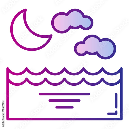 sea night