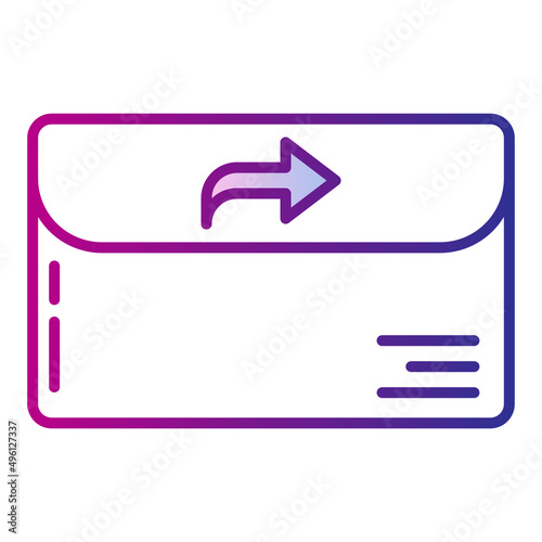 envelope and reply arrow