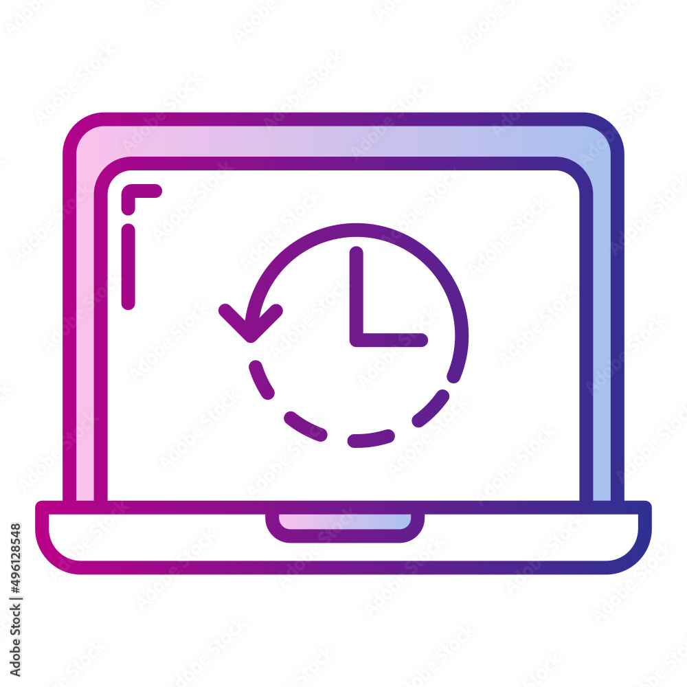laptop and clock pending laptop and clock pending