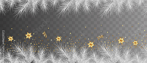 Happy new year 2023. Realistic elegant vector templates. Realistic gifts and Christmas garlands. Vector