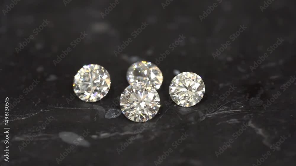 Diamonds sparkle. Diamond shine. 1 carat diamond close-up macro shot zoom out. Diamonds sparkle. Diamond shine. 1 carat diamond close-up macro shot zoom out.