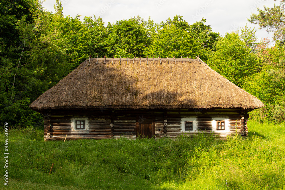 Countryside. Slavic village. Ukrainian villages. Landmark of Ukraine.History of Ukraine