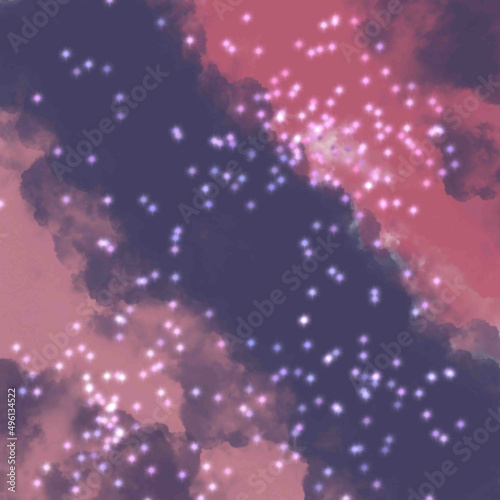 cosmos, universe, galaxy, galaxy nebula, stars, glowing stars, glitter star dust, eyes, all-seeing eye, universe view, mysticism, harmony, fashion colors 2022-2023, inside view, meditation, shaman, di