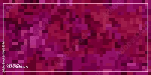 red abstract geometric pixel square tiled mosaic background