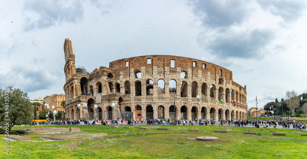 Tourism Protest at the Colosseum