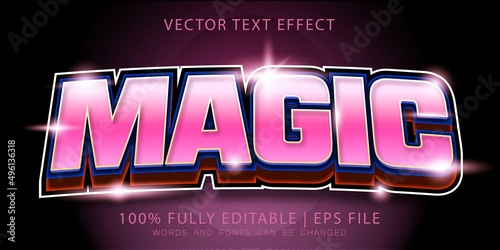 Magician spell fairy Editable Text Effect