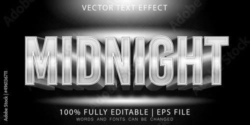 metal Editable Text Effect