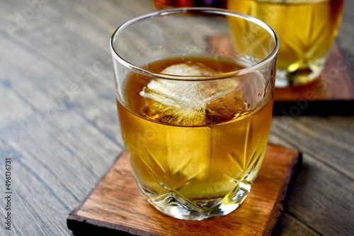 Bourbon over ice