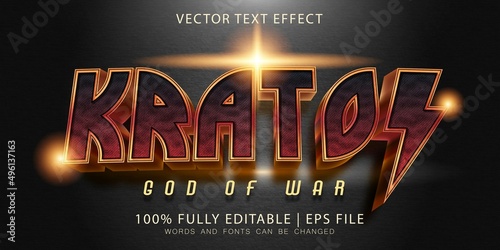 heroes Editable Text Effect