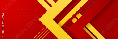 Free Download Modern abstract red orange yellow banner background design. Vector abstract graphic design banner pattern background template illustration. - GFXLoad