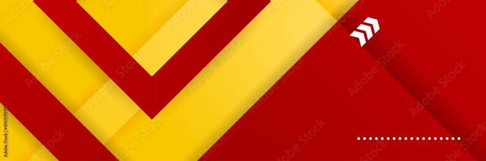 Modern abstract red orange yellow banner background design. Vector ...