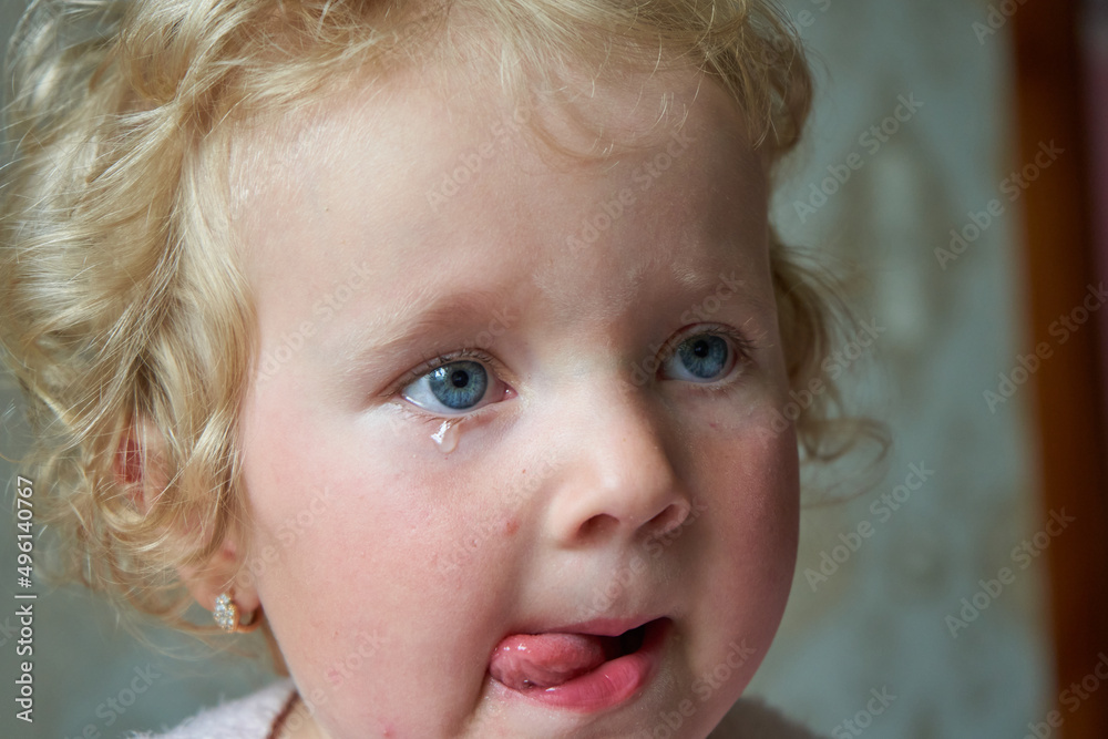 crying eyes of a little girl,portrait of a crying child with tears, sadness and children's pain crying eyes of a little girl,portrait of a crying child with tears, sadness and children's pain