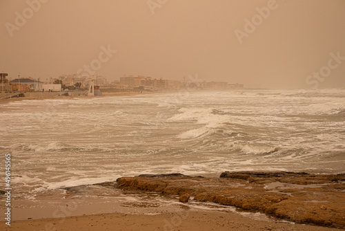Konstfotografi Vega Baja del Segura - Torrevieja - Calima en la Playa de la Mata