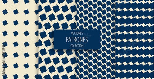 fondos con motivos azules