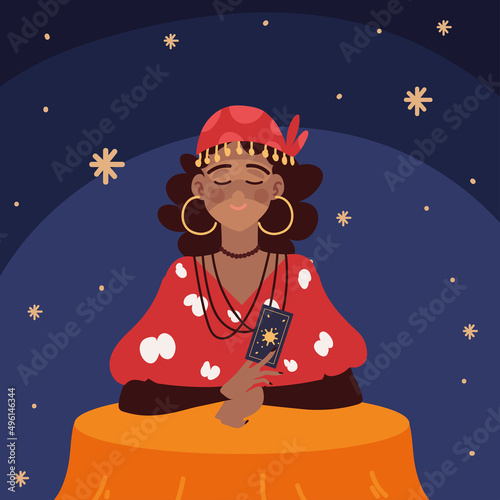 mystic women fortune teller