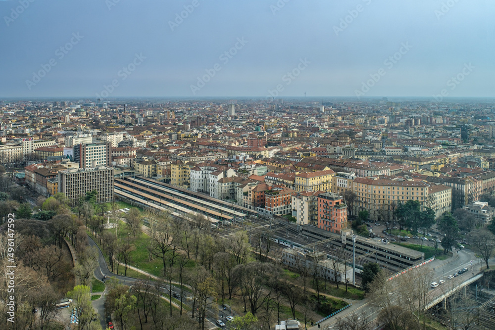 Milano, vista dall'alto