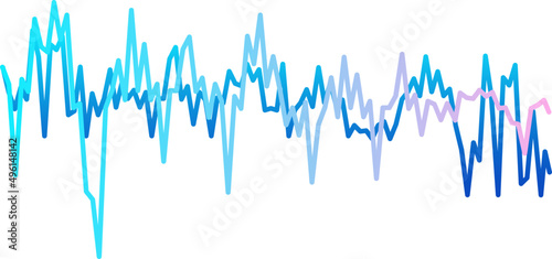 Sound Waves Colored Illustration