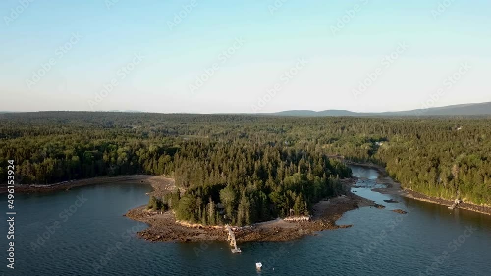 Aerial drone view flight over pine tree forest. Wild nature and landscape from above. Aerial drone view flight over pine tree forest. Wild nature and landscape from above.