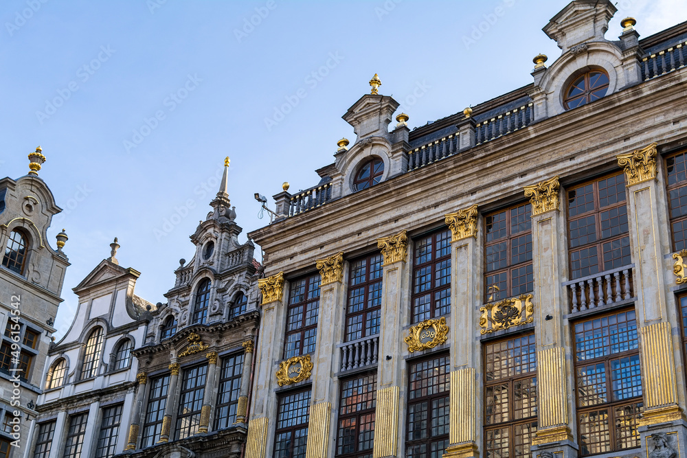House of the Dukes of Brabant in the Grand Place, UNESCO World Heritage Site, Brussels, belgium.