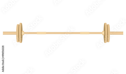 Fitness dumbbell equipment. vector illustration