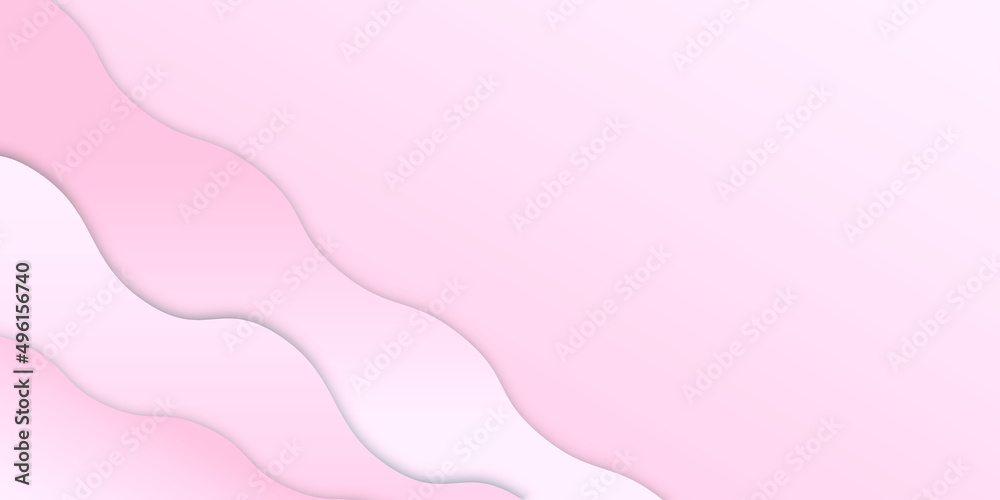 Abstract gradient soft pink pastel minimal shape design background. Gradient vector texture for landing page, apps, woman poster, cosmetic advertising, etc.