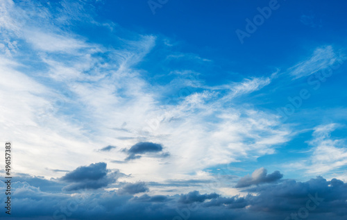 Cumulonimbus in the blue sky