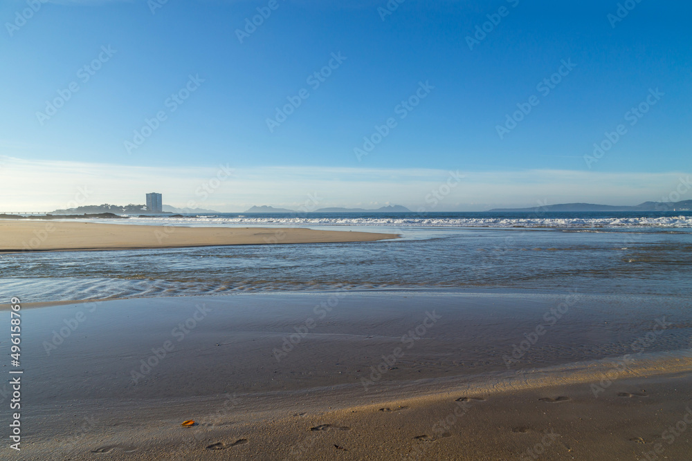 Samil beach in Vigo