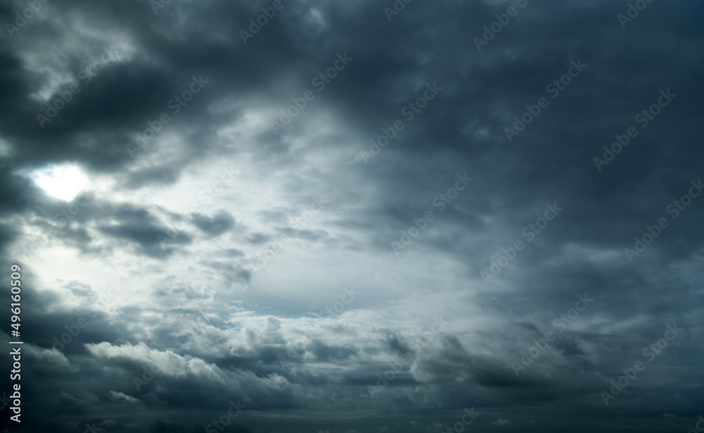 Background of gray clouds in the sky Background of gray clouds in the sky