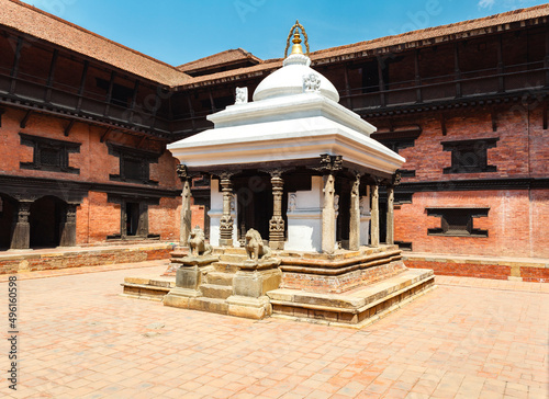 Courtyard of the Royal Palace in Patan, Lalitpur, Kathmandu Valley, Nepal, Asia photo
