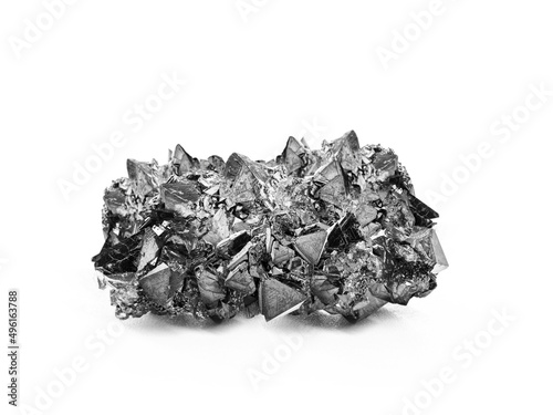 osmium fragment (Os) is a metallic chemical element belonging to the group of platinum metals that is located, used electrical conductors photo