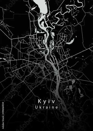 Kyiv Ukraine City Map