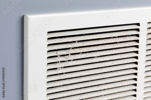 Quadro su tela Dirty air vent in house