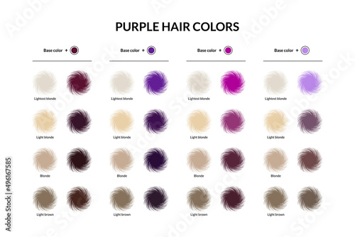 Purple hair colors