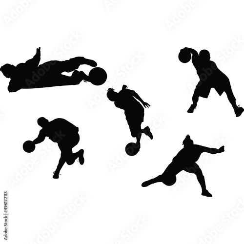 Goalball Silhouette Vector