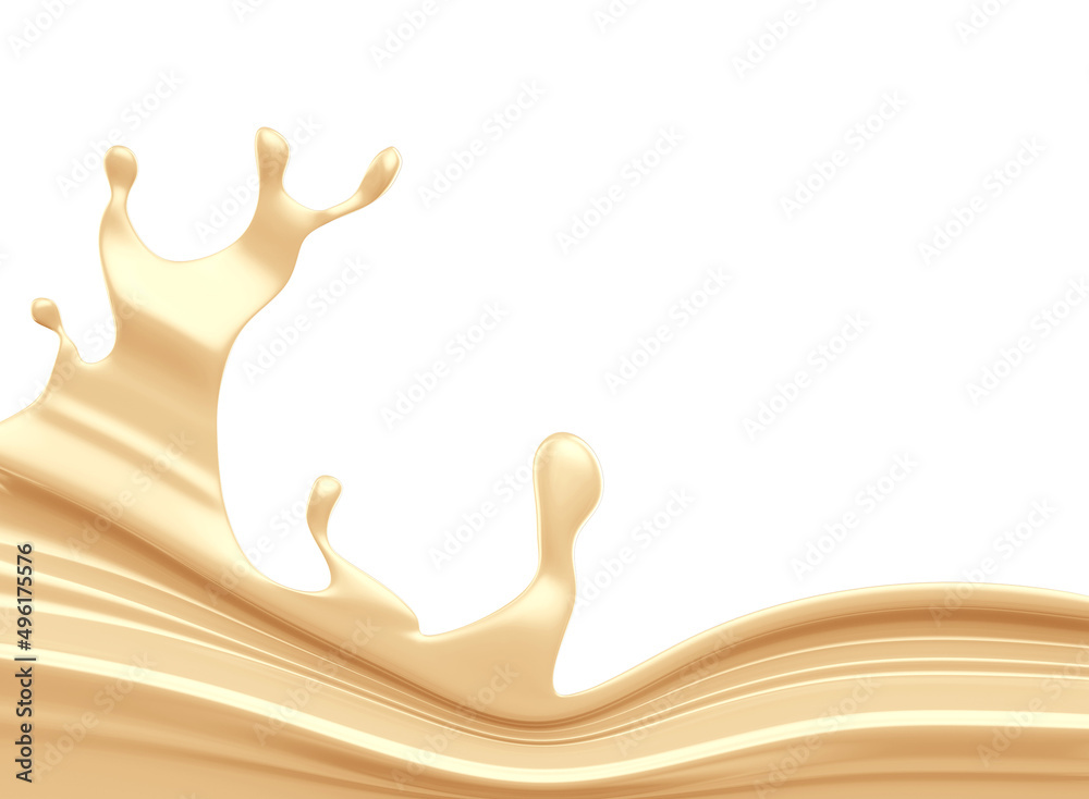 Obraz premium 3D white chocolate