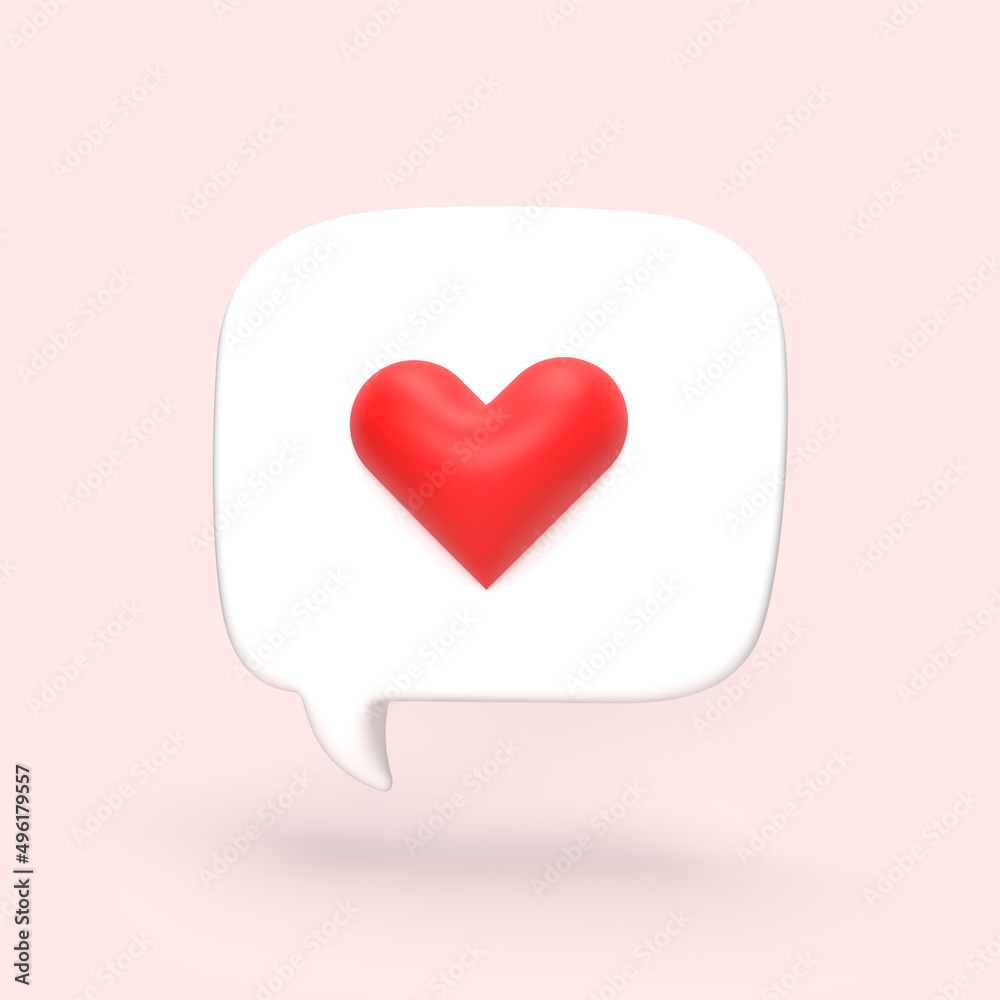 3D Chat Bubbles Minimal Concept of Social Media Messages 3D Illustrations 3D Chat Bubbles Minimal Concept of Social Media Messages 3D Illustrations