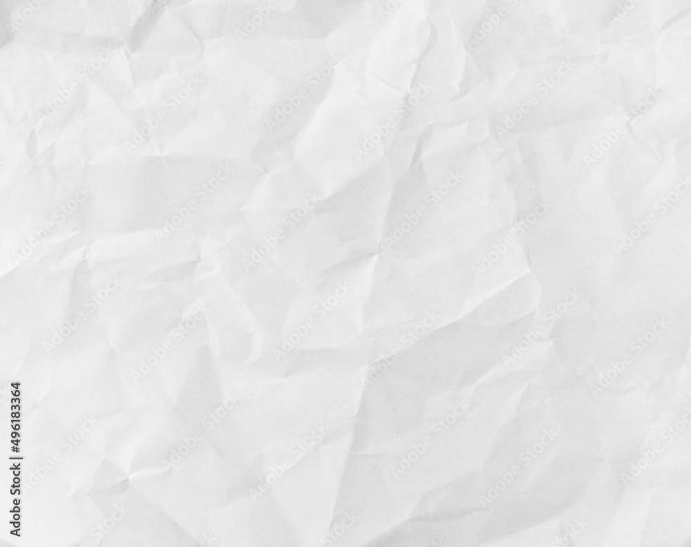 Wrinkled sheet of white paper. Textured backdrop Wrinkled sheet of white paper. Textured backdrop