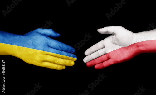 Country handshaking concept