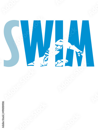 Logo Swim Sport 