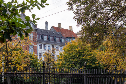 Photography Facade of old house in Copenhagen, Denmark