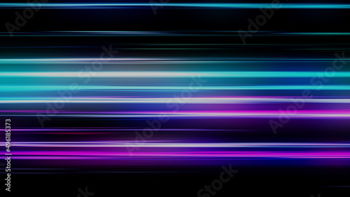 Colored Motion Glow Shiny Neon Lines Screen Abstract Background