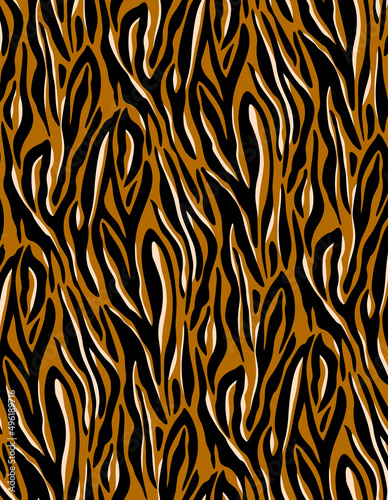 Seamless zebra pattern  animal print.