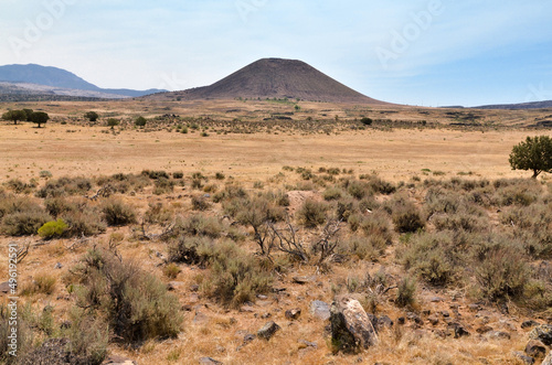 Veyo Volcano peak in western Washington County, Utah, United States
